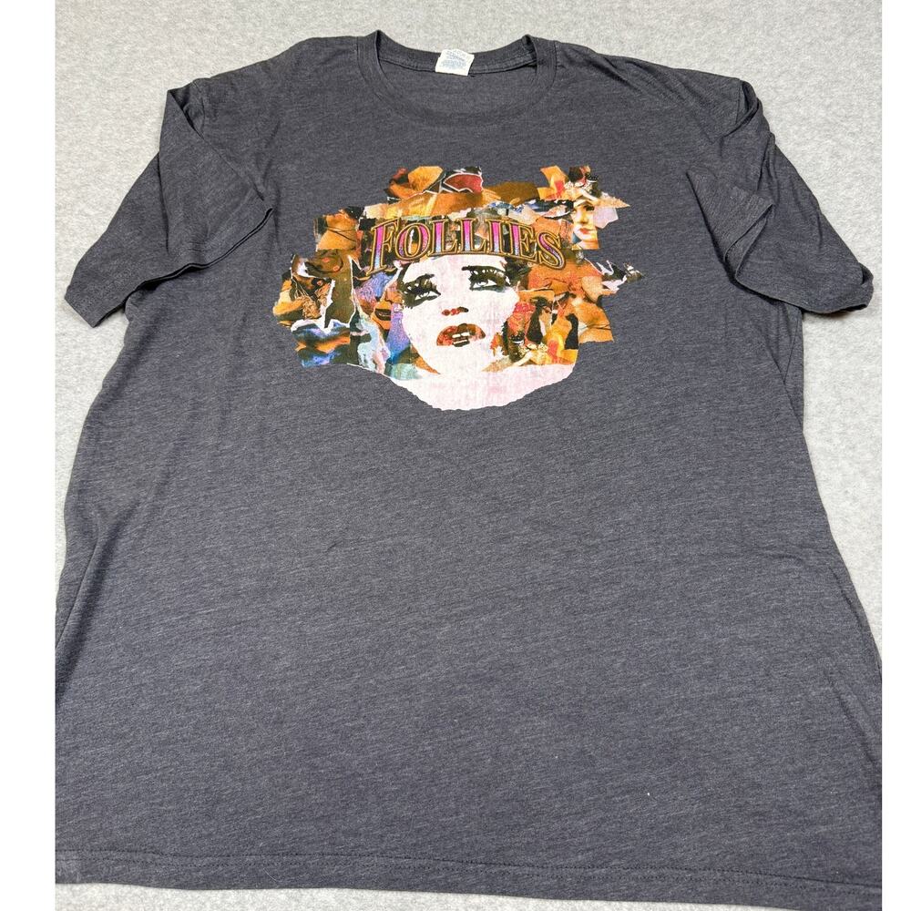 Delta Follies Musical Graphic T-Shirt Short Sleeves Adult Size XL